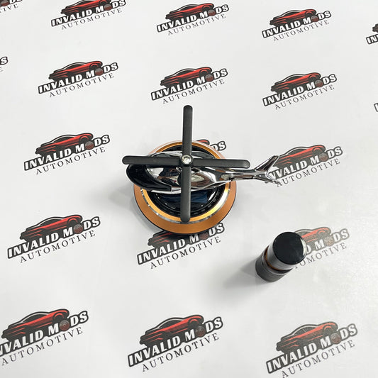 Helicopter Style Solar Car Air Freshener | Dashboard Perfume & Decor