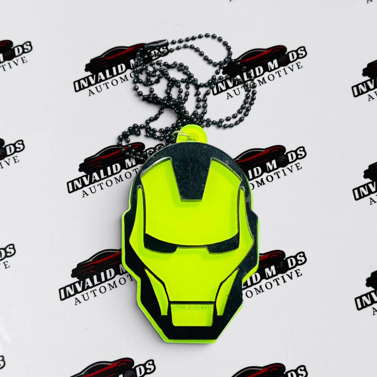 Neon Fluorescent Car Mirror Hanging – Marvel & DC Superhero Collection