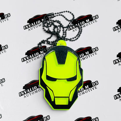 Neon Fluorescent Car Mirror Hanging – Marvel & DC Superhero Collection