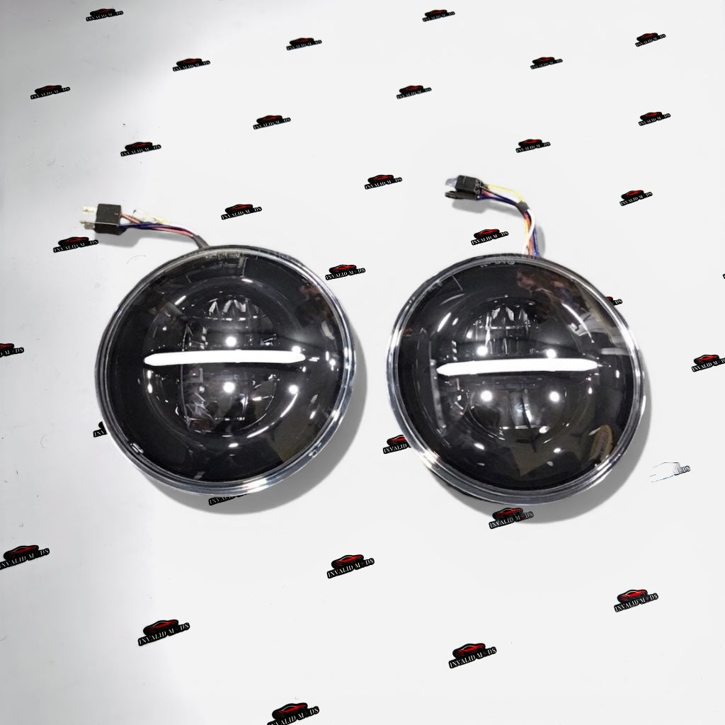 Mahindra Thar (2020+) LED Headlight Kit with DRL – 140W Aftermarket Upgrade
