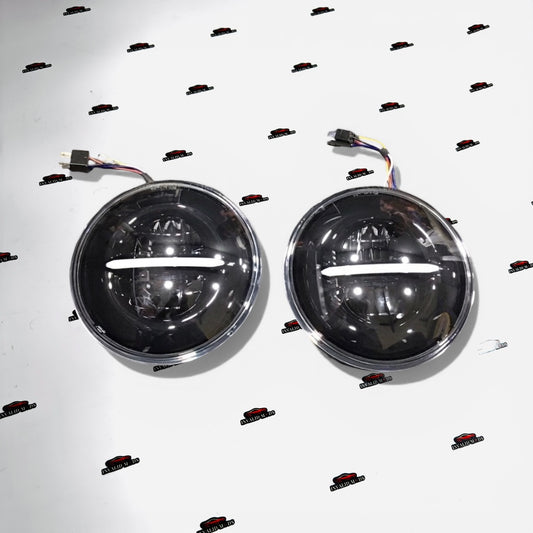 Mahindra Thar Minus LED Headlight Kit with DRL (2020+) | 140W  LED Aftermarket Upgrade