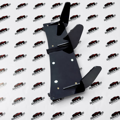 VW Polo 3 Fin Diffuser | Gloss Black Acrylic Material Fits Type 3