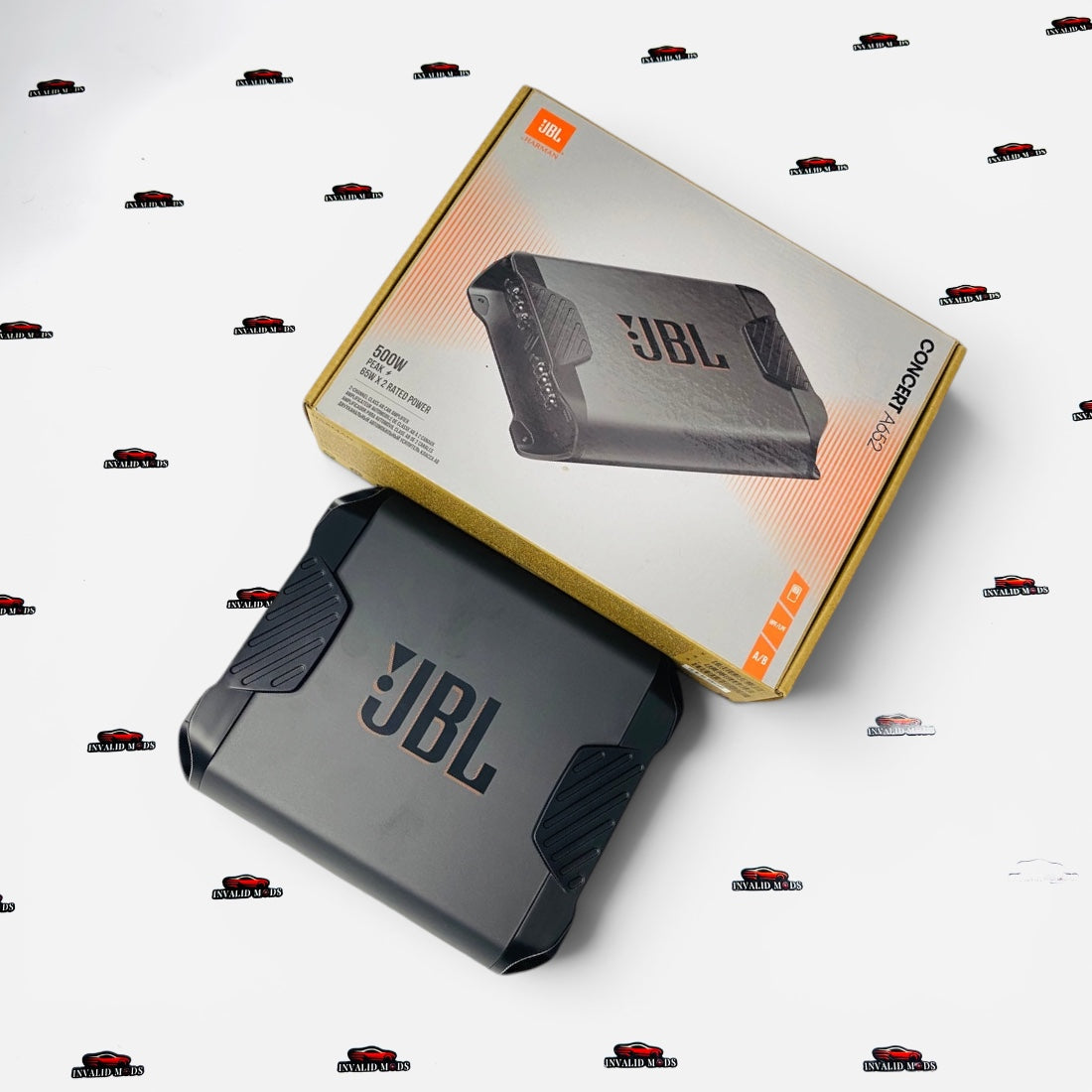 JBL Concert 2-Channel 500W Car Amplifier – Class AB Universal Aftermarket Audio Upgrade