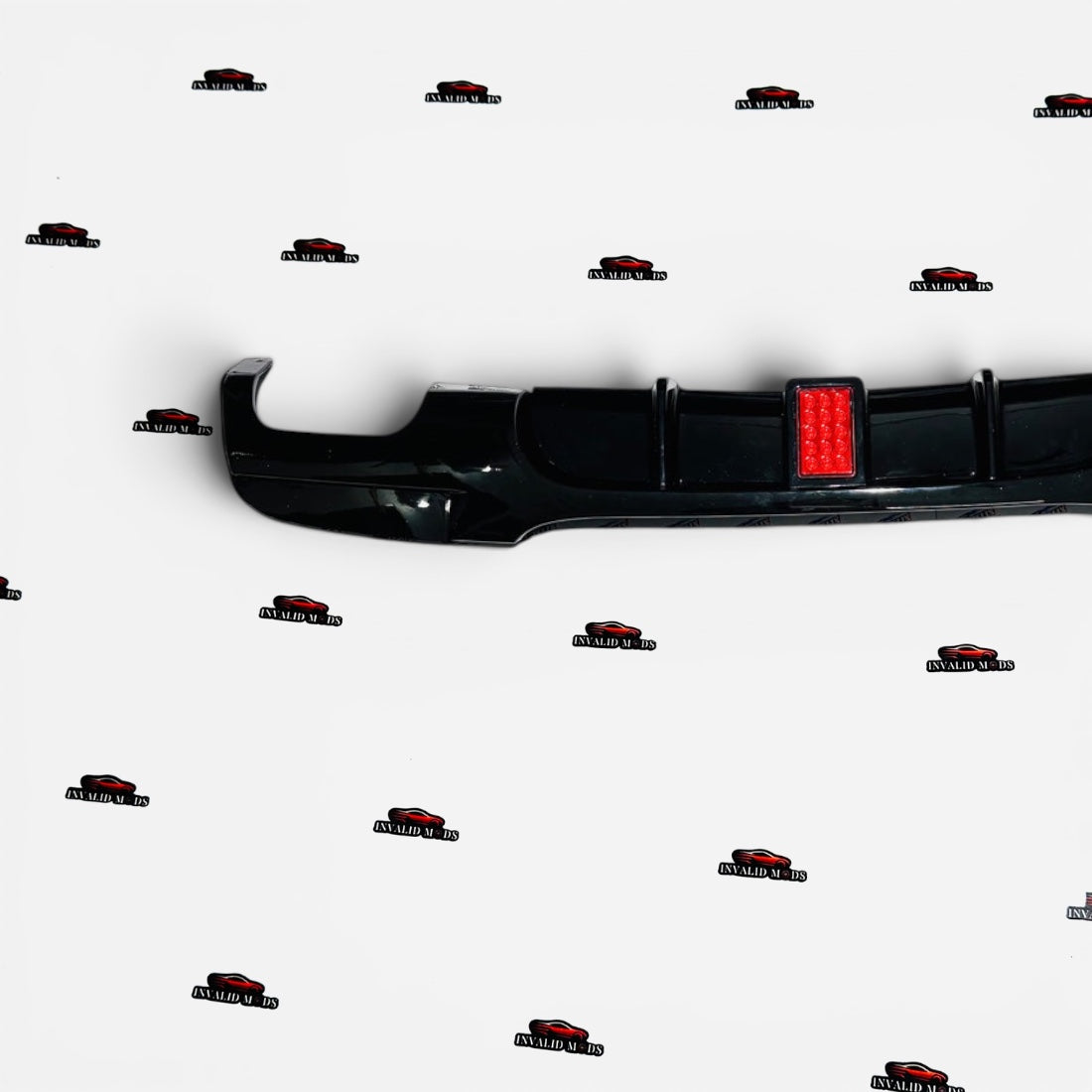 BMW 3 Series E90 Rear Diffuser with F1-Style LED Light | Sporty ABS Upgrade
