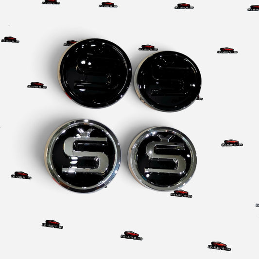 Skoda Logo Emblem Set | Front & Rear Custom Design | Premium Replacement Car Badges