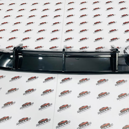 VW Polo Rear Diffuser with Dummy Exhaust Tips | Glossy Black Sport Upgrade for 2014+ Models