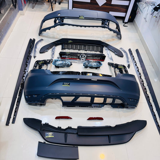 Aftermarket ABS Body Kit for VW Polo GTI (2010–2020) – Includes Side Skirts, Unpainted