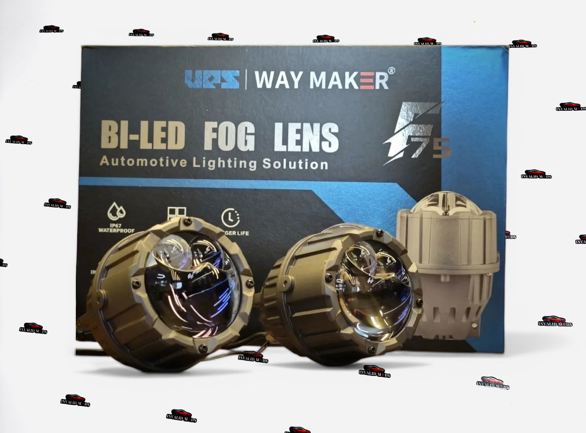 UPS Way Maker F75 3-Inch Bi-LED Projector Fog Lamp – Universal Aftermarket Upgrade