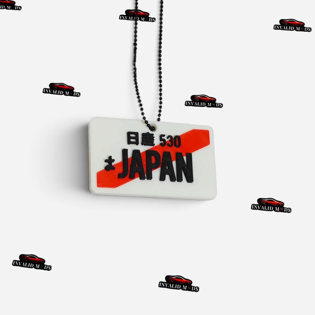 JDM Collection 3D Mirror Hanging Car Accessory | Textured Rear View Mirror Hanging Decor