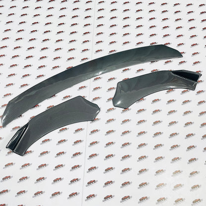 Carbon Fiber Universal Front Splitter Kit Set of 3 | ABS Quality