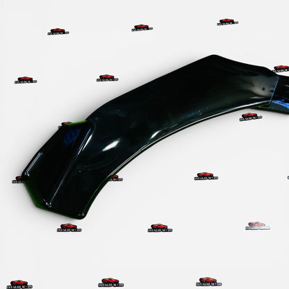 Universal 3 Pc Front Gloss Black Splitter | ABS