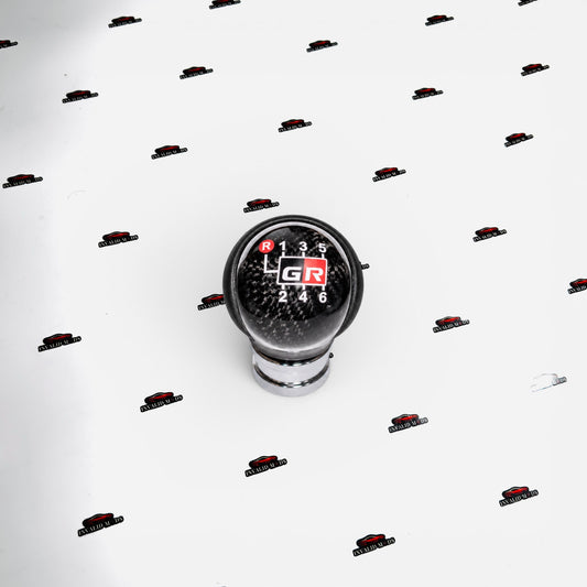 GR-Sports Gear Knob for Toyota Fortuner & Hilux | Original Carbon Fiber Finish
