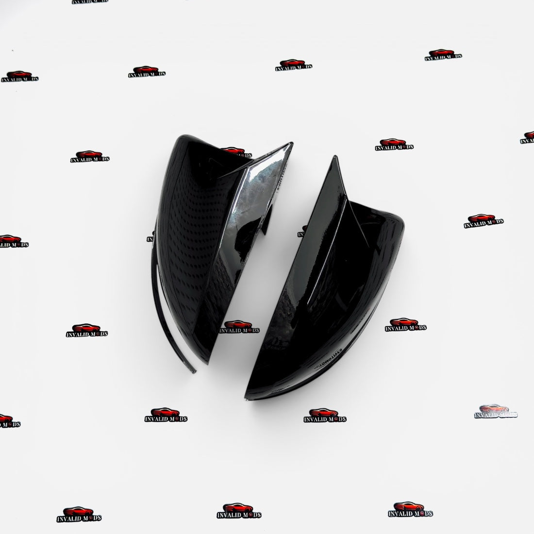 Mercedes-Benz W213 E-Class Side Mirror Covers with LED Indicators | Gloss Black ABS | Fits 2017+ Models