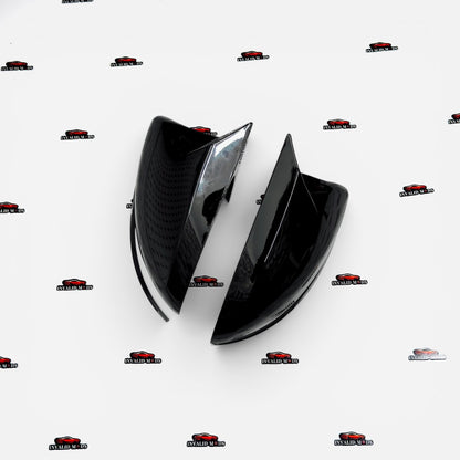 Mercedes-Benz W213 E-Class Side Mirror Covers with LED Indicators | Gloss Black ABS | Fits 2017+ Models
