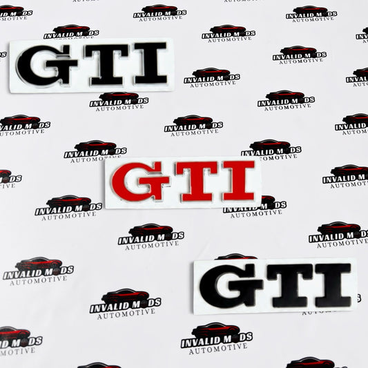 VW Polo GTI Front Grille Logo Badge | OEM-Design Replacement Emblem
