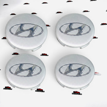Hyundai Wheel Center Caps – Premium Aftermarket Replacement Set of 4