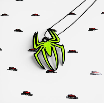 "Fluorescent Green Car Mirror Hanging – Stylish Interior Car Accessory for Modern Vehicles"