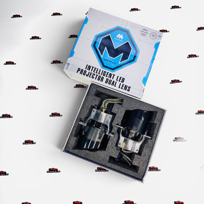 MaxVision M15 Plus 3-Inch LED Projector Fog Lamps | Universal Bi-LED Aftermarket Upgrade