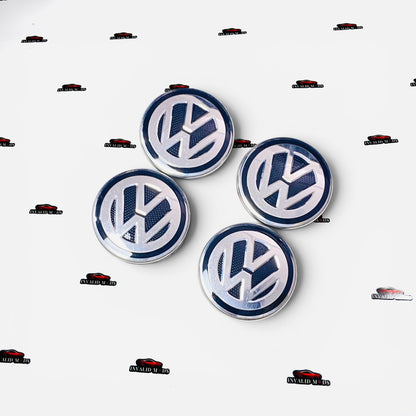 Volkswagen Taigun Wheel Center Caps | Premium OEM-Style Set of 4 (55mm)