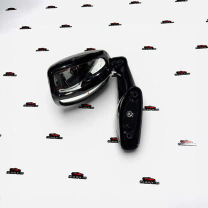Toyota Fortuner Wide Angle Side Mirrors | Gloss Black & White (Old Models)