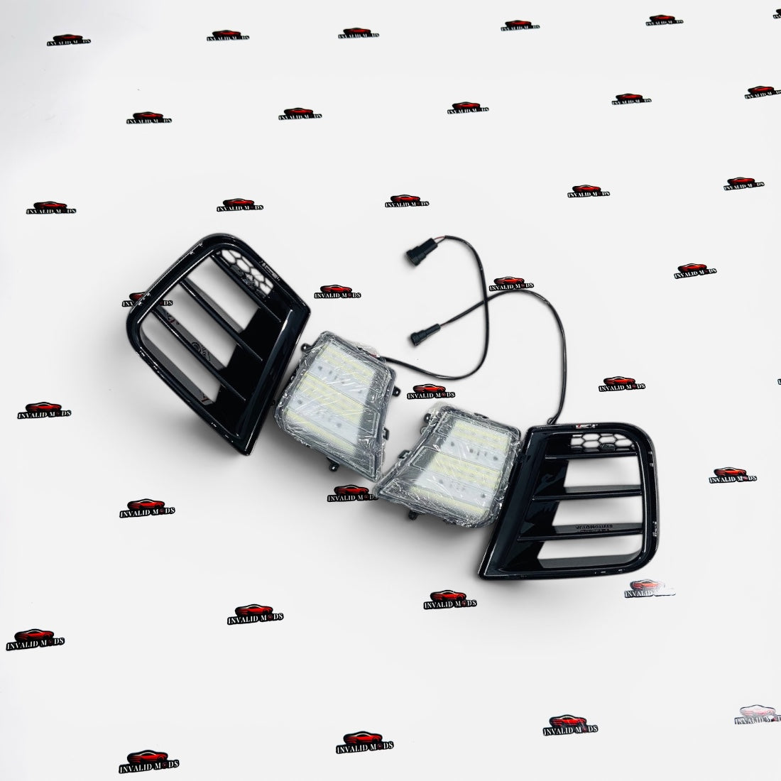 VW Polo WRC LED DRLs with Covers | Premium Daytime Running Lights