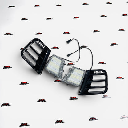 VW Polo WRC LED DRLs with Covers | Premium Daytime Running Lights