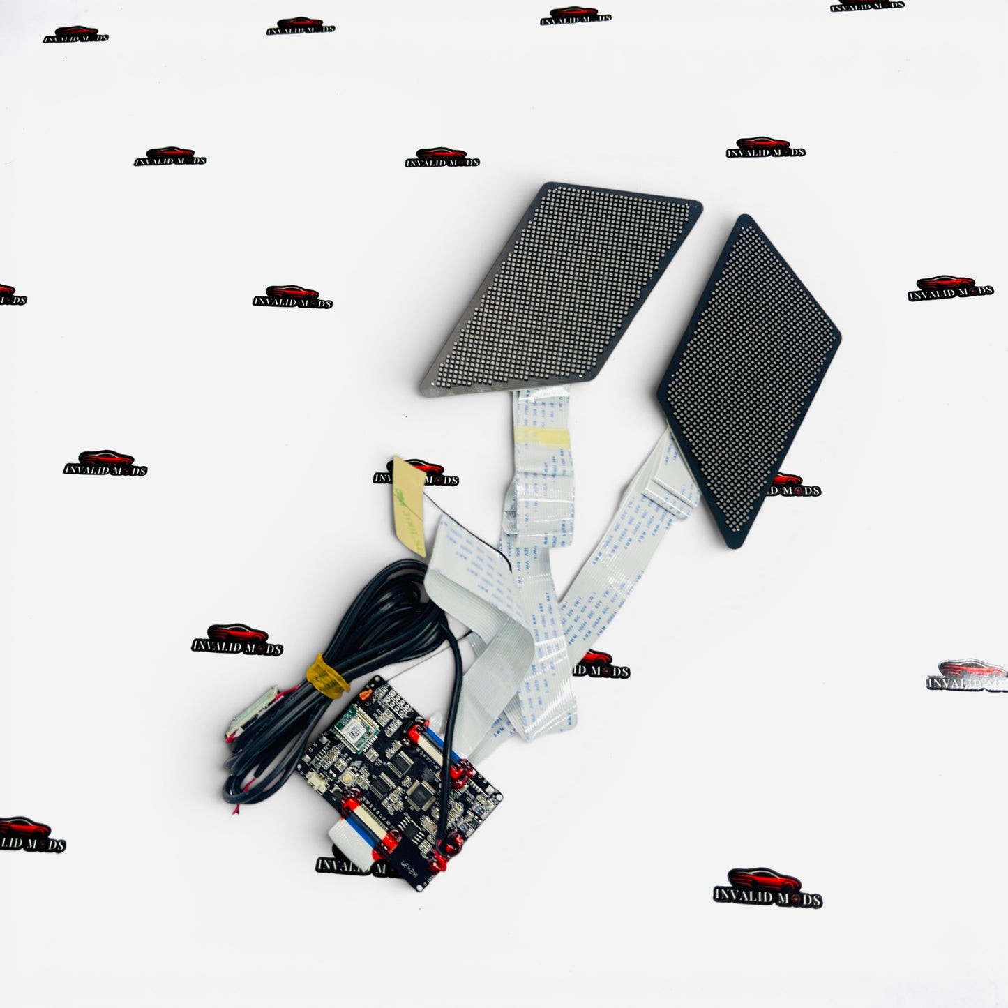 Digital Pixel LED Display Panel for Cars | Multi-Format Text, GIF & Image Support