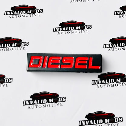 Petrol & Diesel Exterior Badges | Premium Fuel Type Emblems for Cars