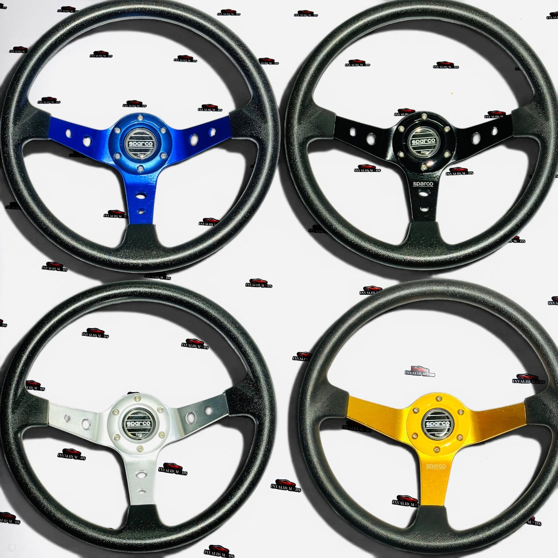 SPARCO Deep Dish 14-Inch Steering Wheel – Universal Racing Performance Design