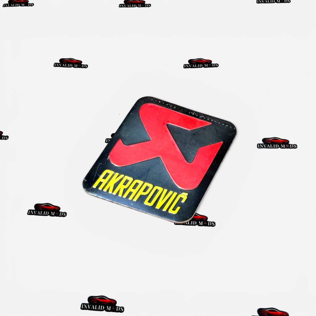 Akrapovic 3D Metal Sticker – Premium Car Emblem for Exhaust & Vehicle Styling