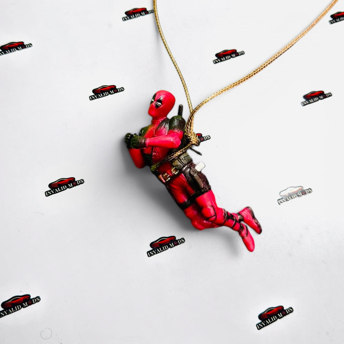 Deadpool Car Mirror Hanging | Superhero Interior Accessory