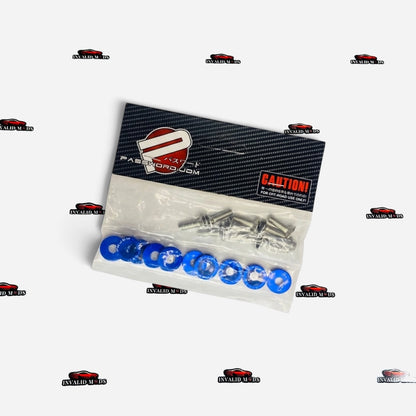 Universal JDM Aluminum Fender Washer & Bolt Set – 10-Piece Multi-Color Kit