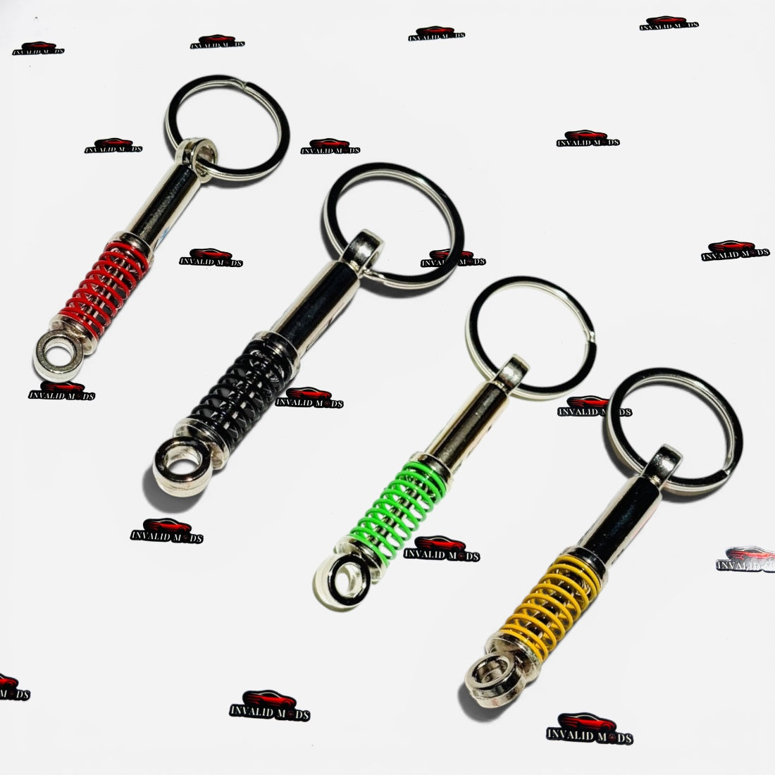 Suspension Style Keychain | Mini Shock Absorber Automotive Keychain