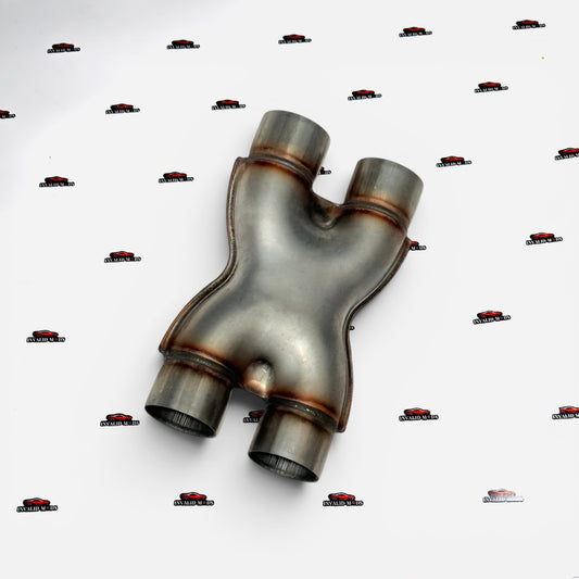 Stainless Steel Pipe Exhaust Connector | Universal Performance Merge Pipe for Exhaust Systems