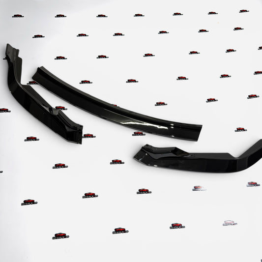 Honda City 3-Piece Front Splitter | Gloss Black Front Lip Upgrade