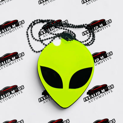 Neon Fluorescent Car Mirror Hanging – Car Enthusiast Interior Decor