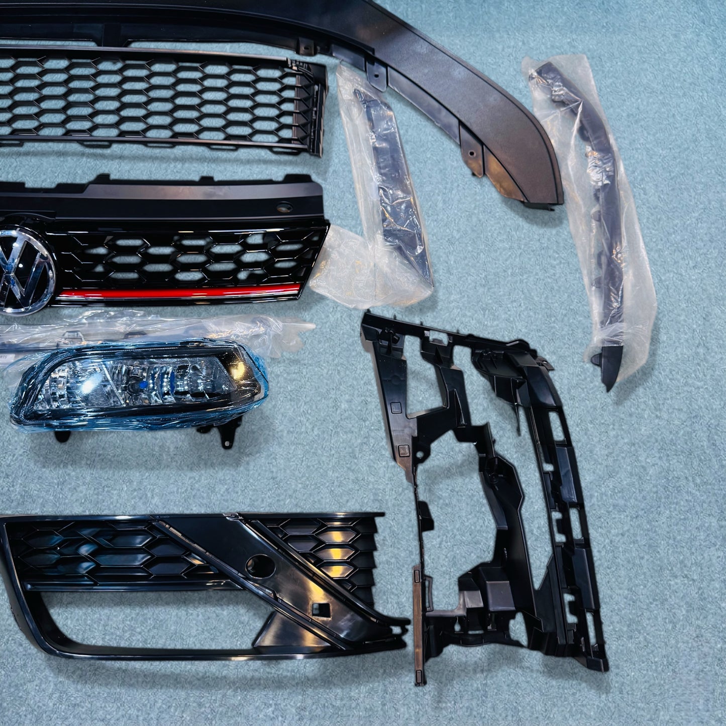 Volkswagen Polo GTI Style Front Body Kit (2010–2020) | Aftermarket Sporty Front Bumper Upgrade & Aero Styling Kit