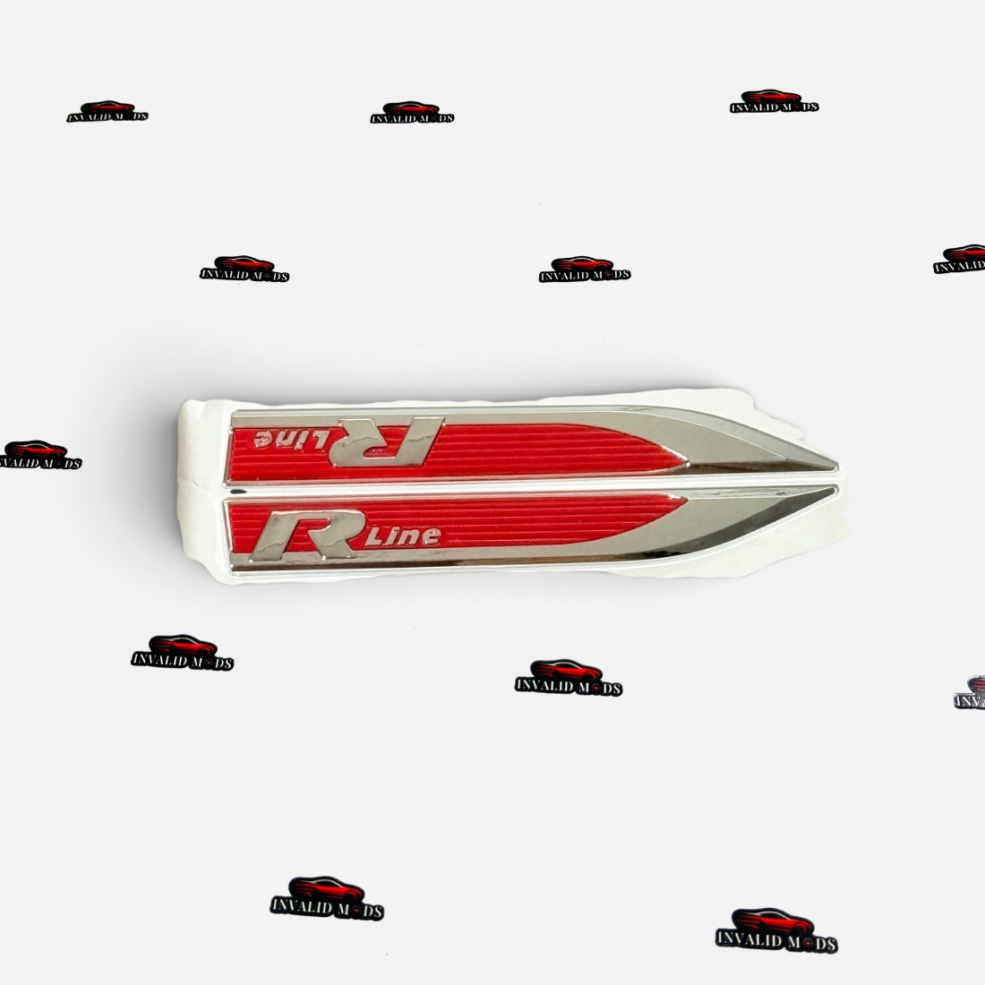 VW Polo R-Line Fender Emblems | OEM-Style Side Badges in Multiple Color Options