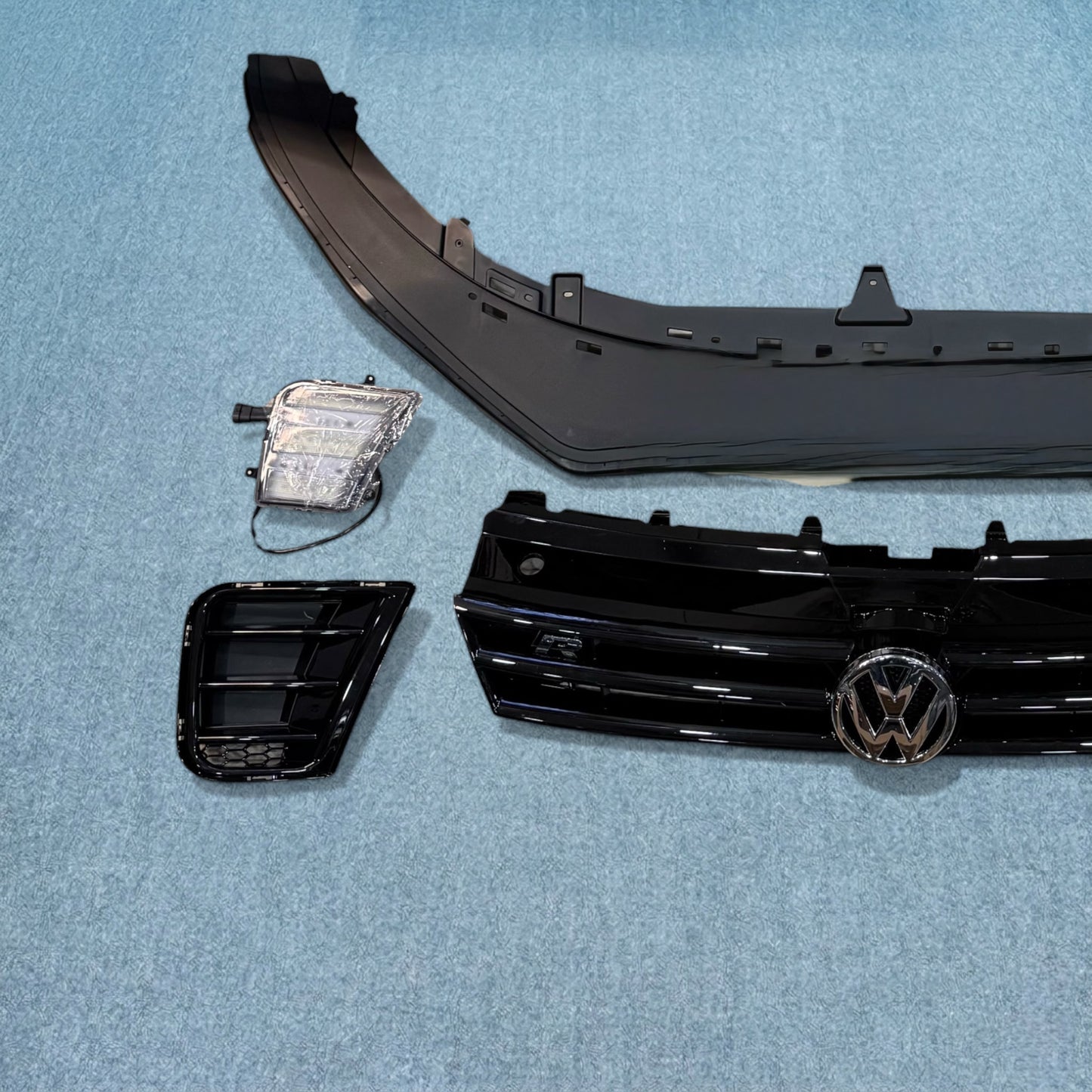 Volkswagen Polo & Vento WRC Style Front Bumper Kit with DRL Lights | Aftermarket Upgrade