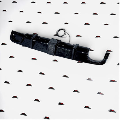 BMW E39 5 Series Rear Diffuser with F1-Style LED Light | Sporty ABS Upgrade