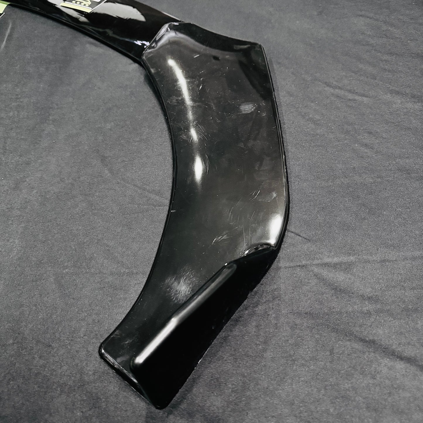 Universal 3 Pc Front Gloss Black Splitter | ABS