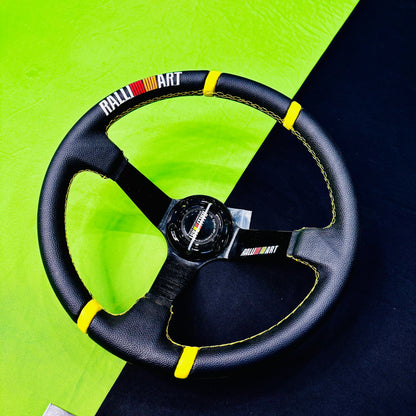 Ralliart 14 Inch Carbon Edition Universal Steering Wheel