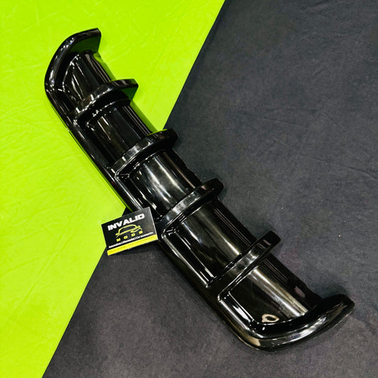 Universal 6 Fin Diffuser | Gloss Black | ABS