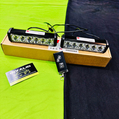 Remote Controlled Federal Flashers (3 in 1) | Black Remote