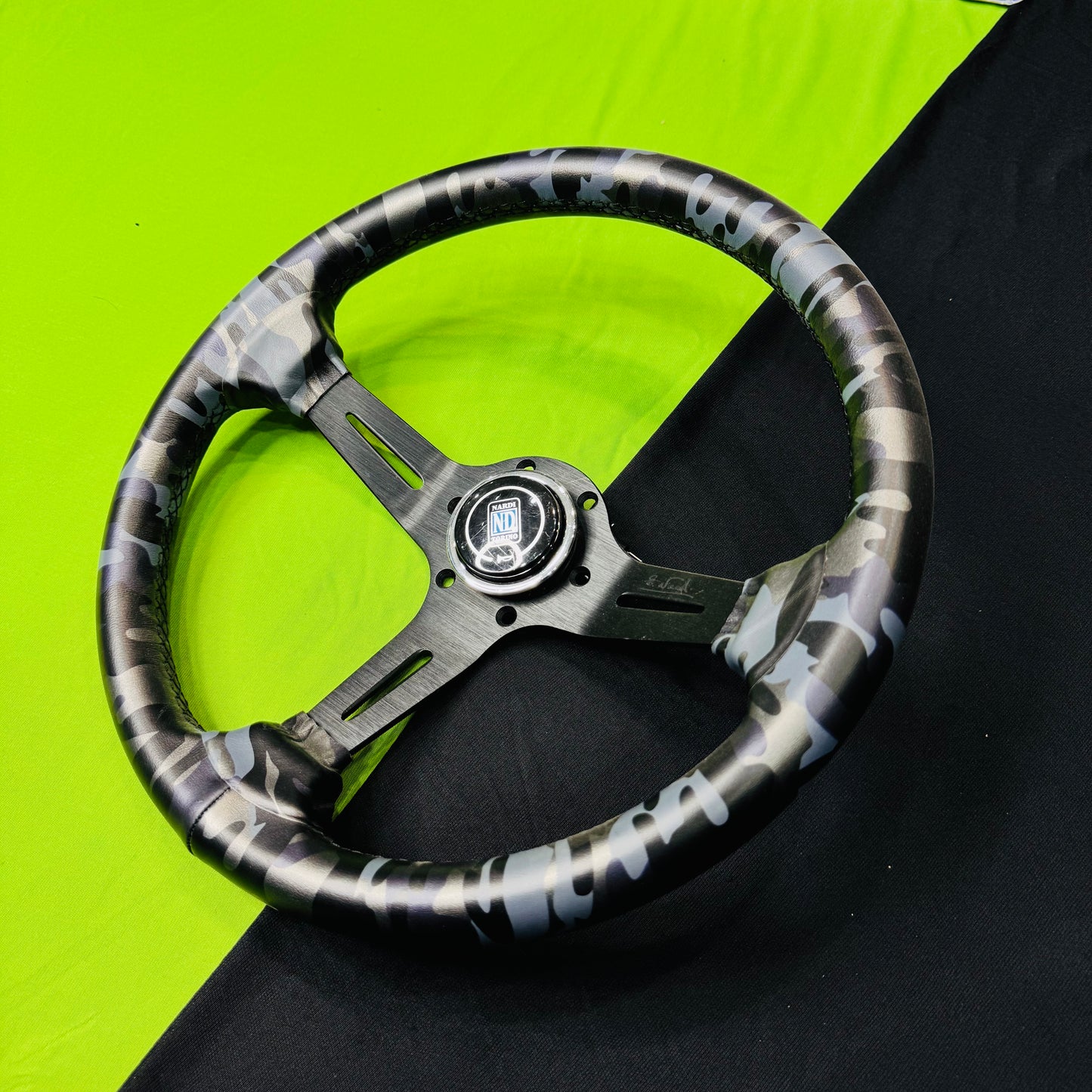 NARDI PVC 14 Inch Carbon Edition Universal Steering Wheel