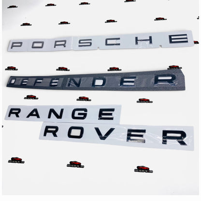 3D Car Emblem Badges for Porsche, Defender & Range Rover | Premium Metal Logos
