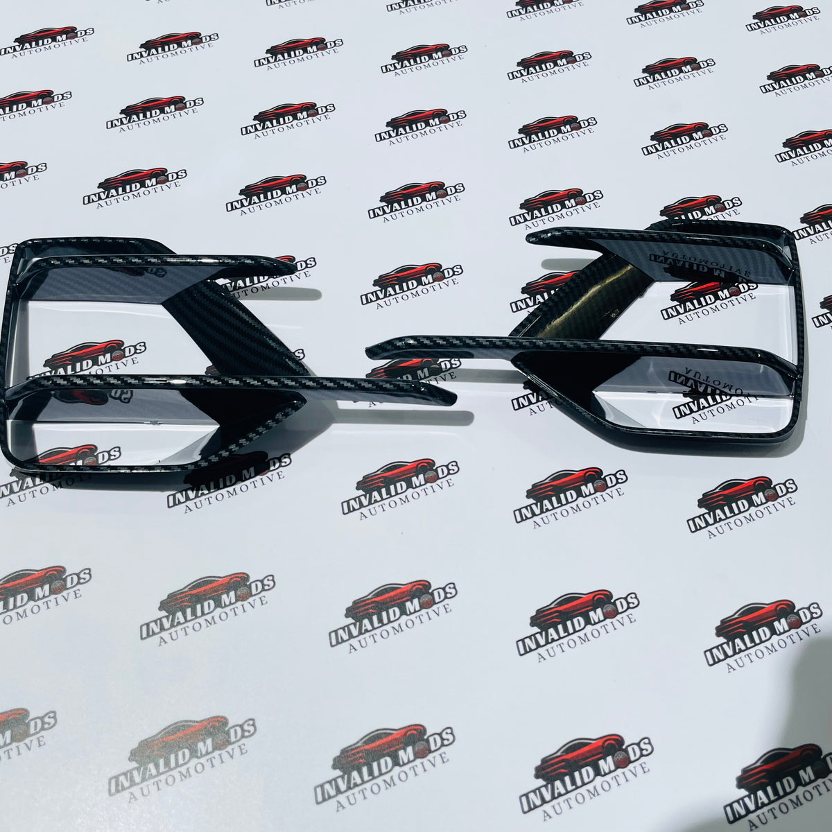 Volkswagen Virtus Fog Lamp Grille | Black & Carbon Fiber Front Bumper Upgrade