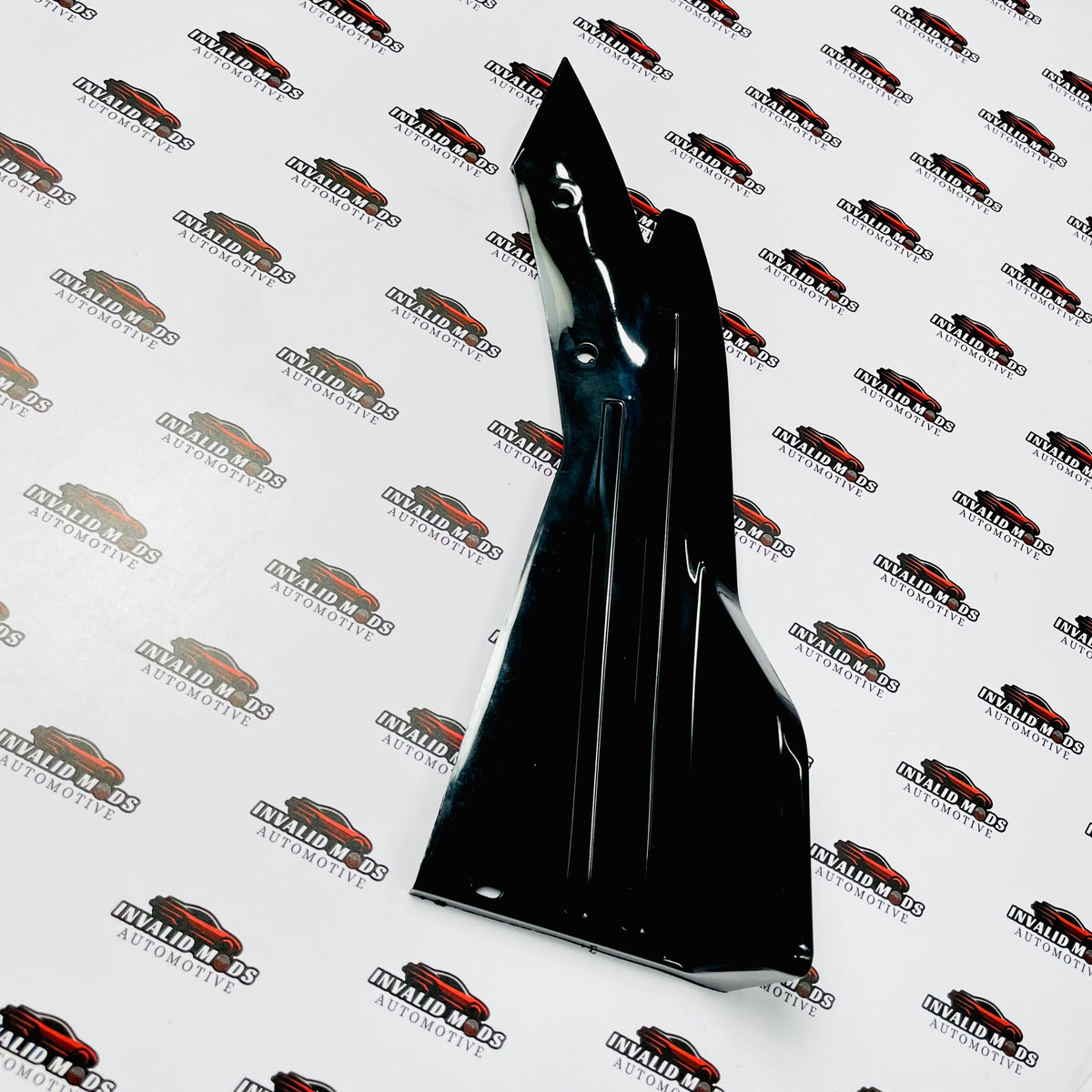 Universal Fish Rear skirt Splitters | Gloss Black | ABS