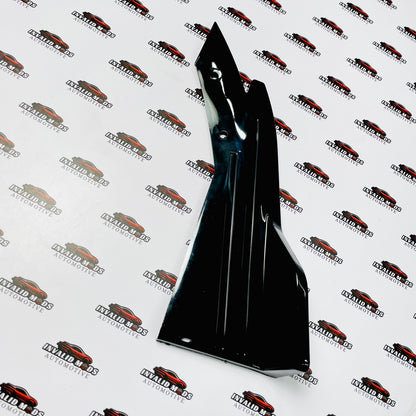 Universal Fish Rear skirt Splitters | Gloss Black | ABS