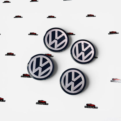 VW Polo Cross Design Wheel Caps Set of 4 | OEM-Design Alloy Wheel Center Caps